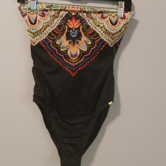 Pilyq Other - PilyQ One Piece Beaded Swinsuit Black Large